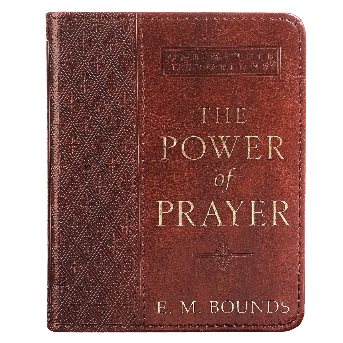 The Power of Prayer Brown Faux Leather One-Minute Devotions - The Christian Gift Company