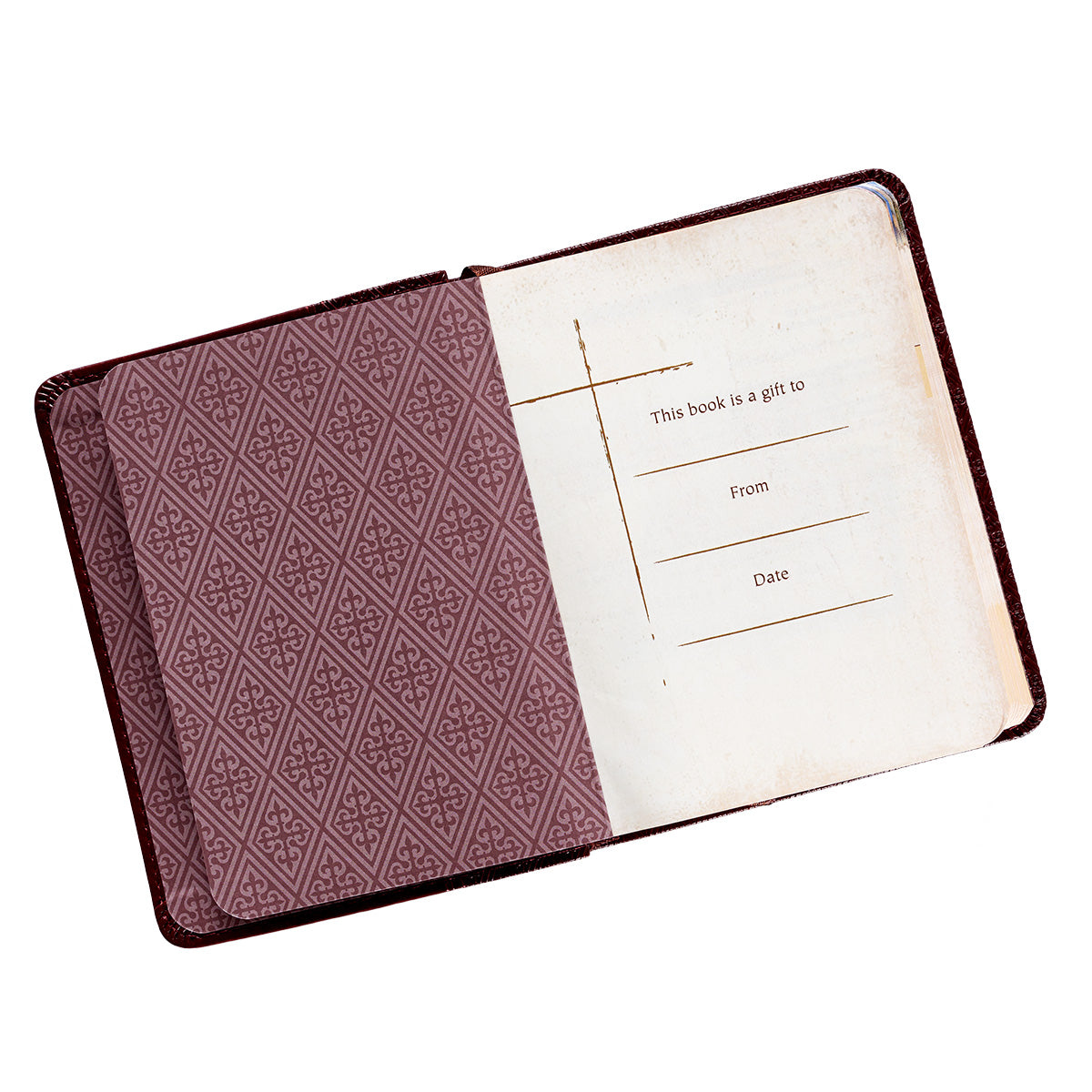 The Power of Prayer Brown Faux Leather One-Minute Devotions - The Christian Gift Company