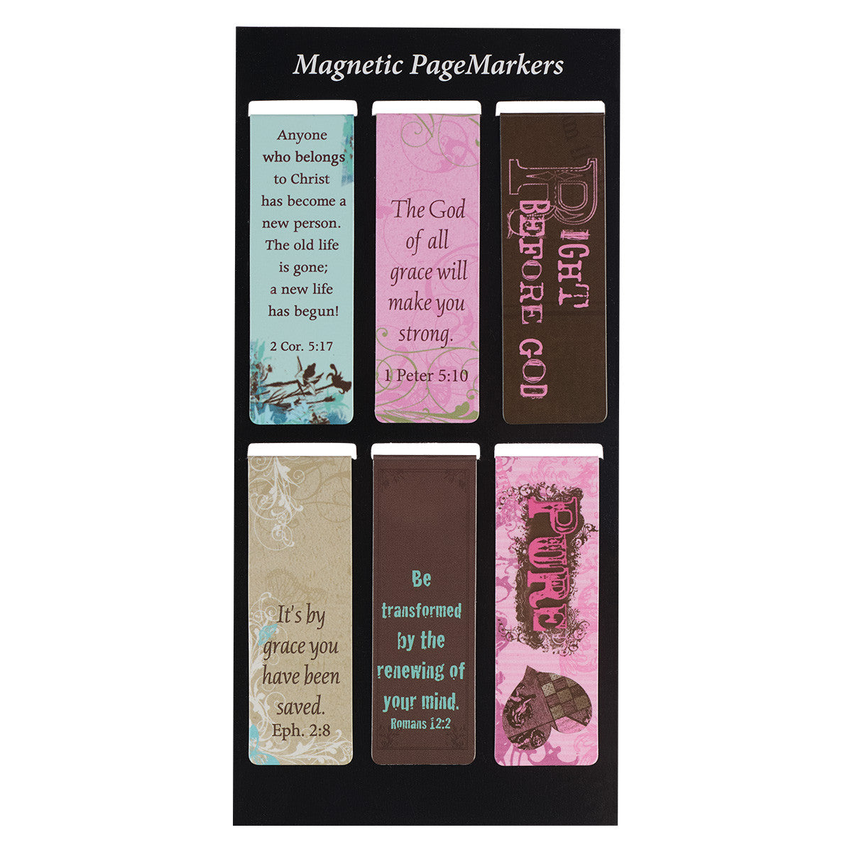 Grace Magnetic Bookmark Set - The Christian Gift Company