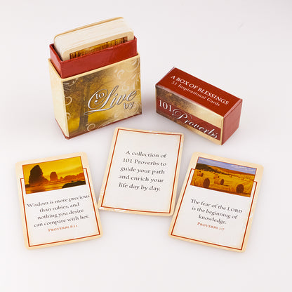 101 Proverbs to Live By Box of Blessings - The Christian Gift Company