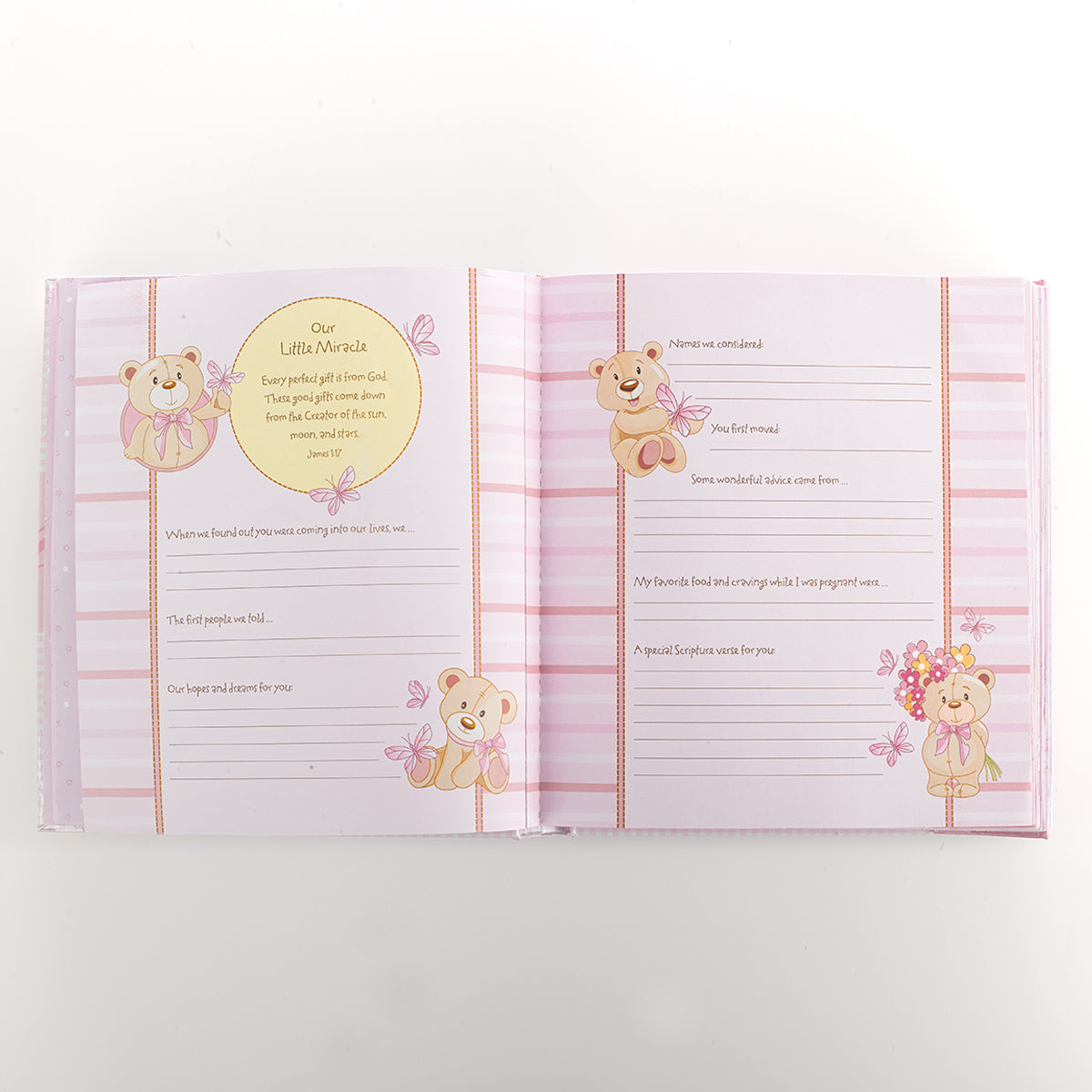 Our Baby Girl Memory Book - The Christian Gift Company