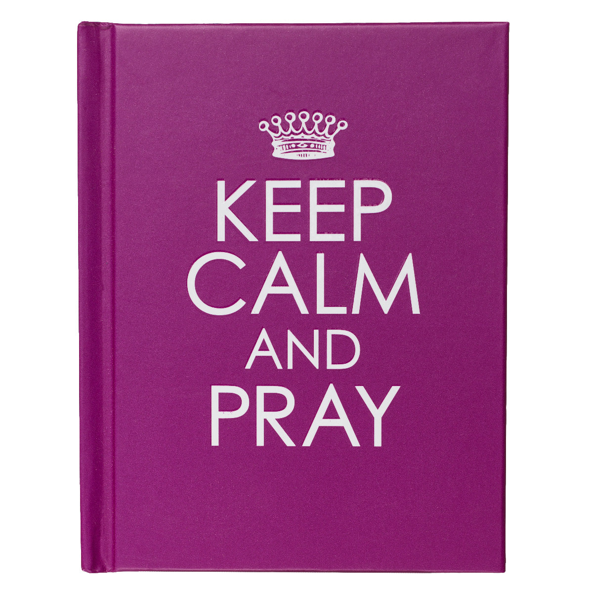 Keep Calm and Pray Purple Hardcover Gift Book - The Christian Gift Company