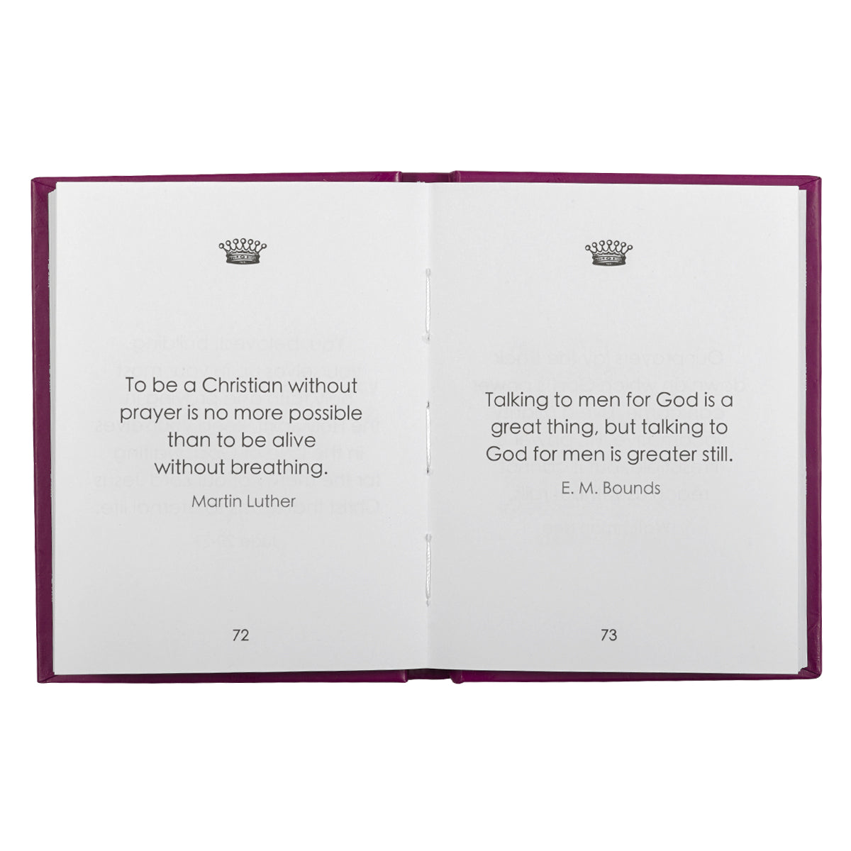 Keep Calm and Pray Purple Hardcover Gift Book - The Christian Gift Company