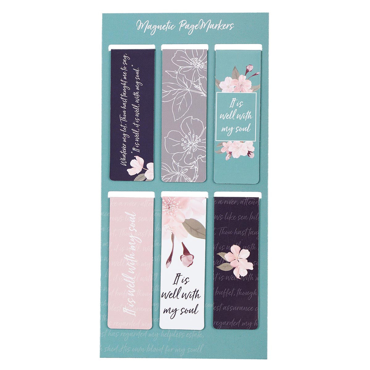 It Is Well Magnetic Bookmark Set - The Christian Gift Company