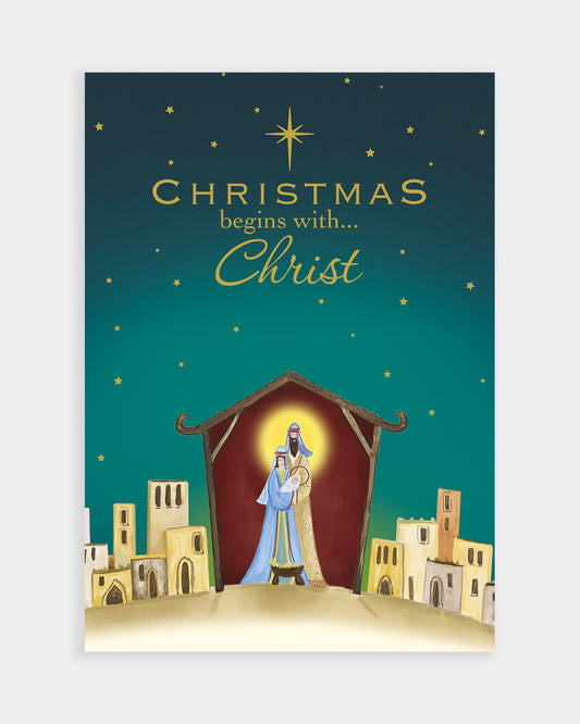 Christmas Begins Advent Calendar - The Christian Gift Company