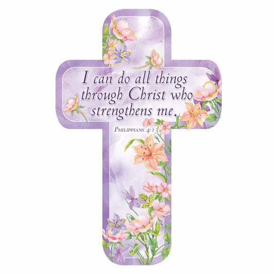 I Can Do All Things Cross Bookmark - Philippians 4:13 - The Christian Gift Company