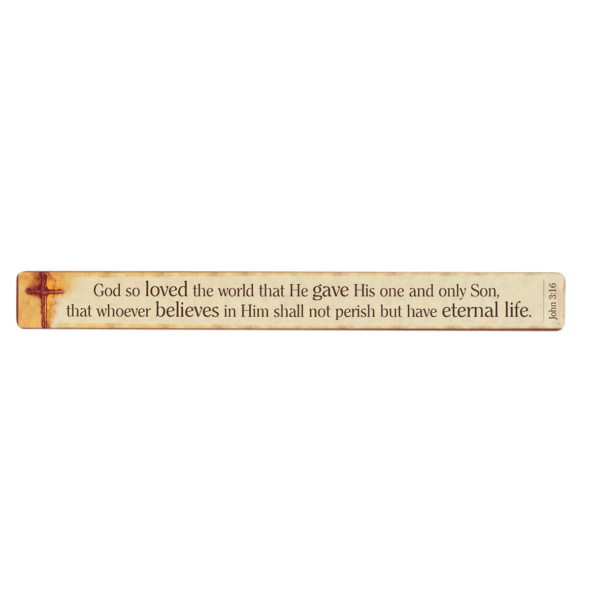 John 3:16 Magnetic Strip - The Christian Gift Company