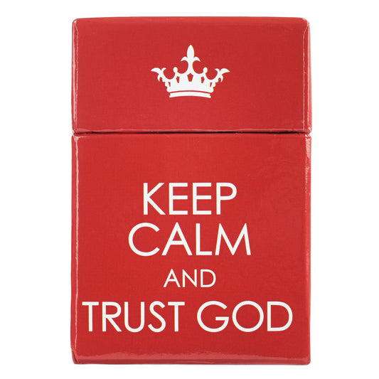 Keep Calm and Trust God Box of Blessings - The Christian Gift Company