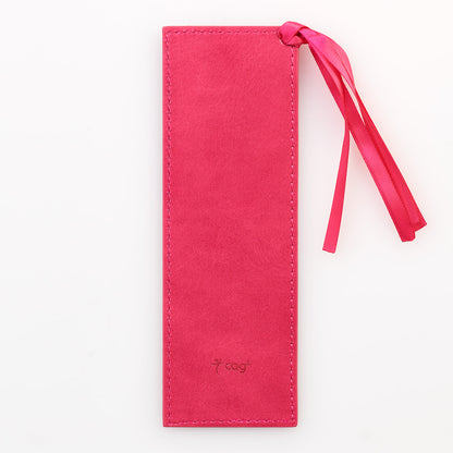 Faith Pink Faux Leather Bookmark - Hebrews 11:1 - The Christian Gift Company