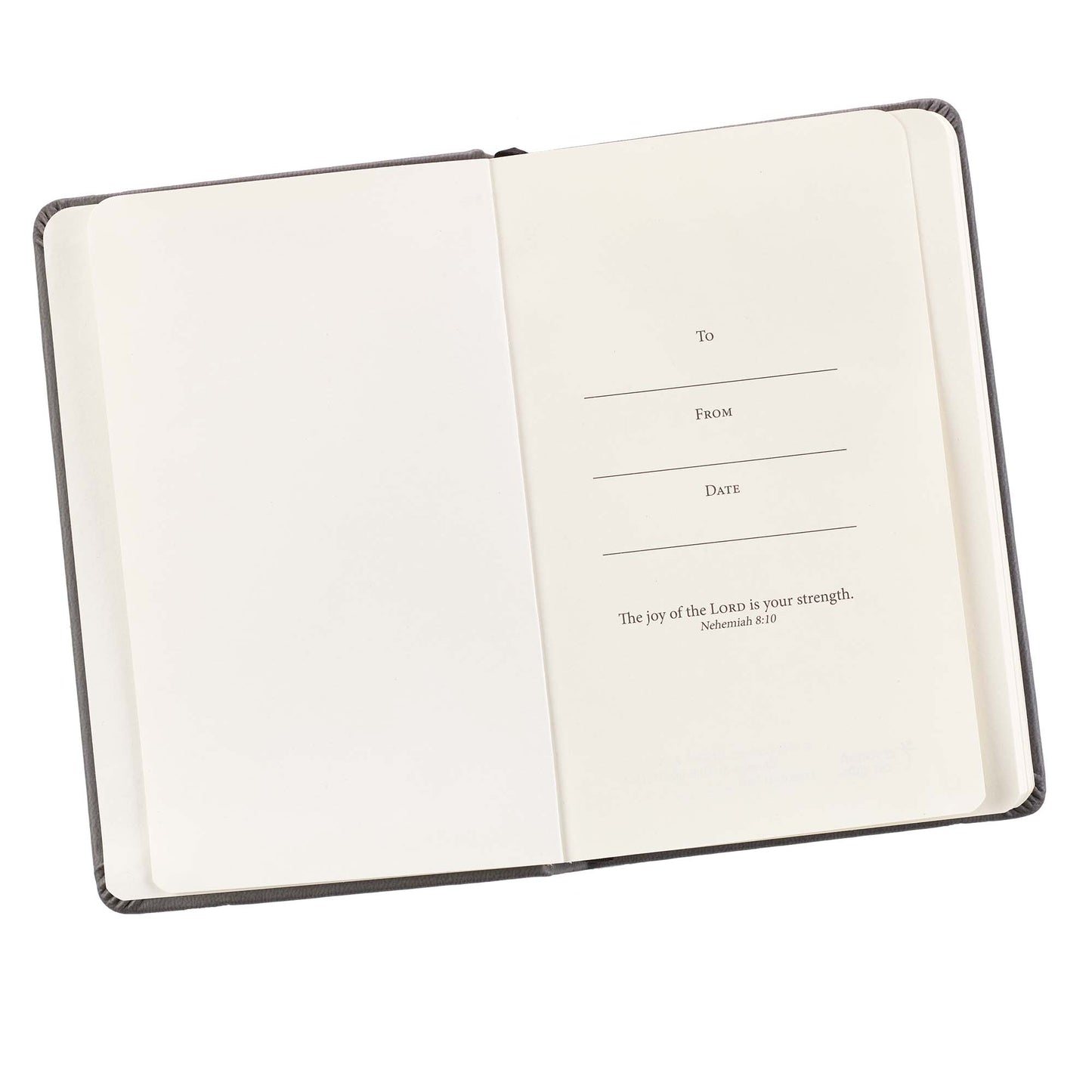 Be Strong Hardcover LuxLeather Notebook with Elastic Closure - Joshua 1:9 - The Christian Gift Company