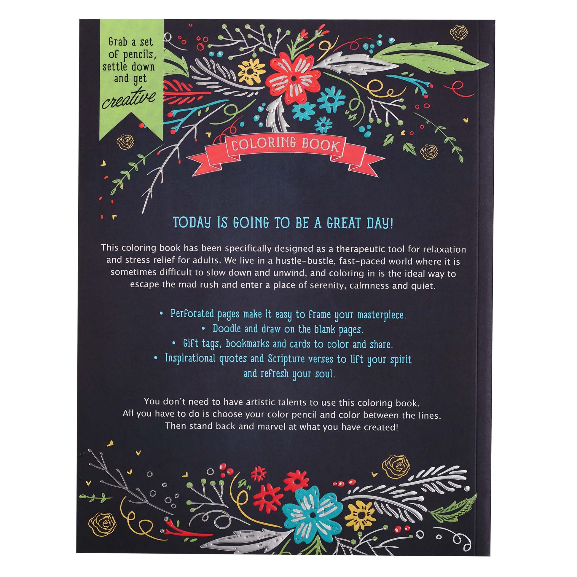 Today is Going to be a Great Day Colouring Book - The Christian Gift Company