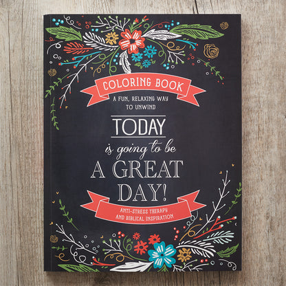 Today is Going to be a Great Day Colouring Book - The Christian Gift Company