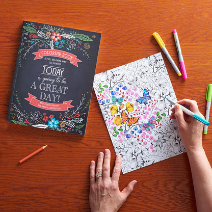 Today is Going to be a Great Day Colouring Book - The Christian Gift Company