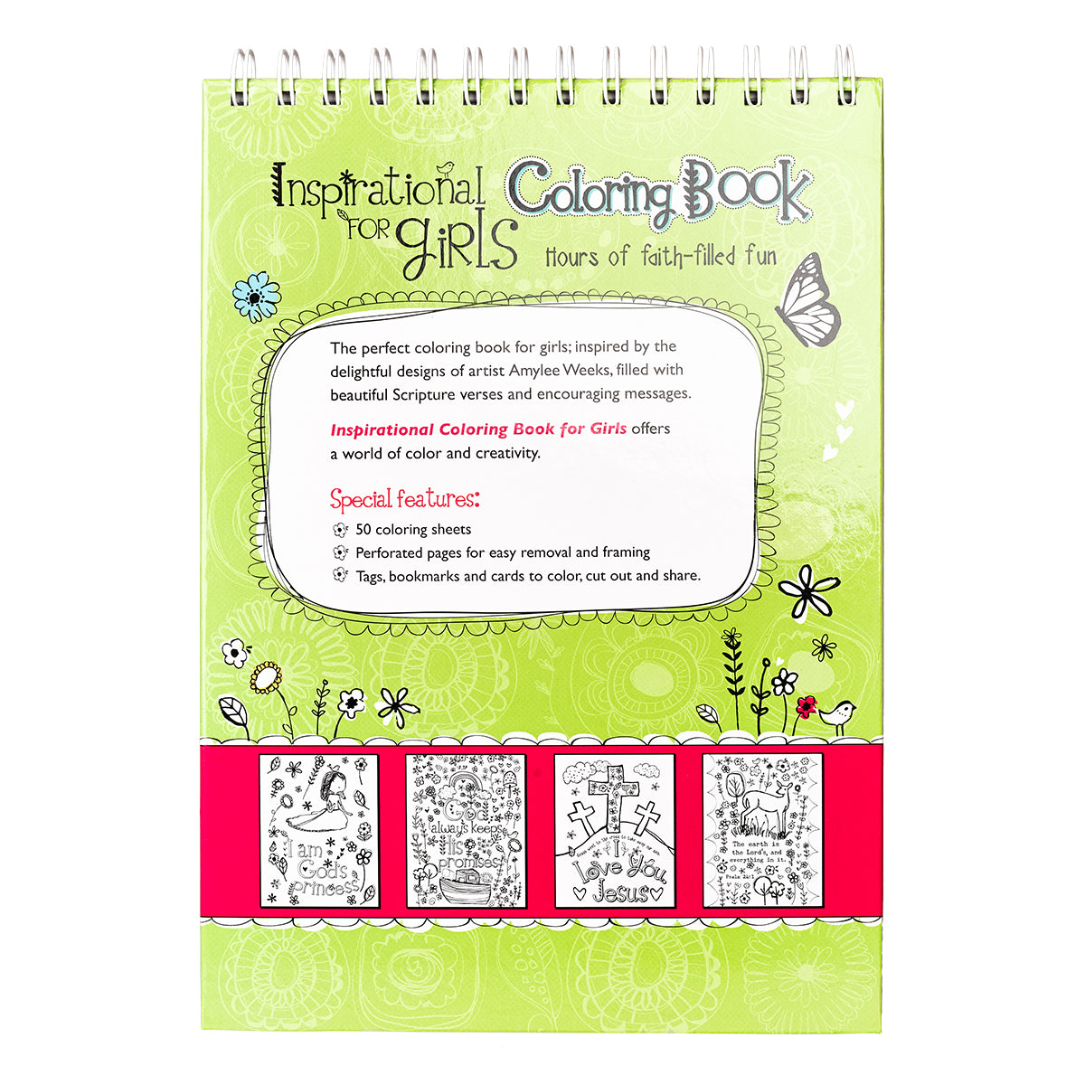 Company　Book　Girls　For　Inspirational　Christian　Gift　Coloring　The
