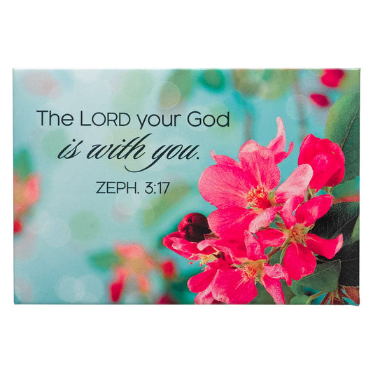 The LORD is With You Magnet - Zephaniah 3:17 - The Christian Gift Company