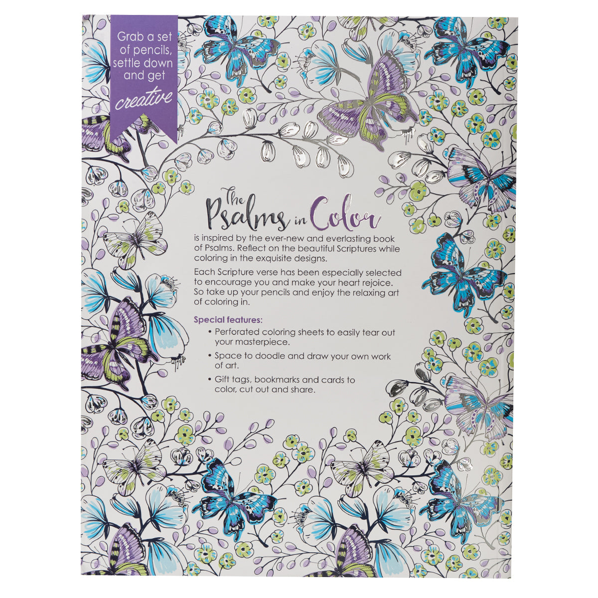 The Psalms in Color Colouring Book - The Christian Gift Company