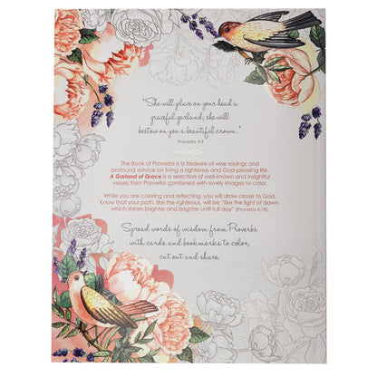 A Garland of Grace Colouring Book - Proverbs - The Christian Gift Company