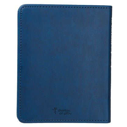 One-Minute Devotions for Boys Blue Faux Leather Devotional - The Christian Gift Company