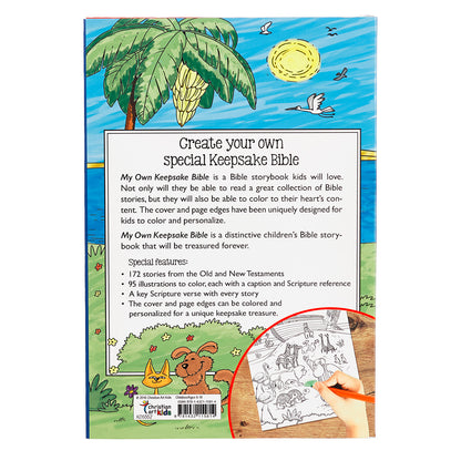 My Own Keepsake Bible: Children's Coloring Bible - The Christian Gift Company