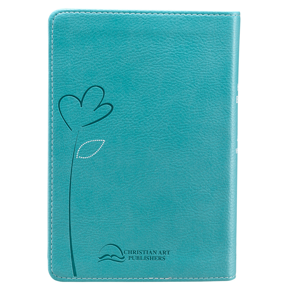 Turquoise Faux Leather Compact King James Version Bible - The Christian Gift Company