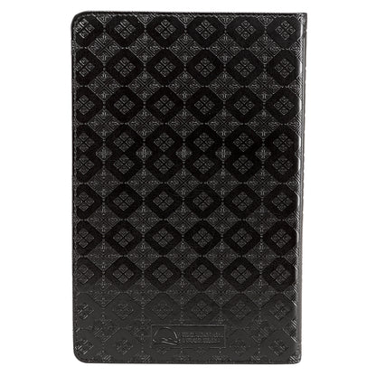 Black Faux Leather King James Version Deluxe Gift Bible with Thumb Index - The Christian Gift Company