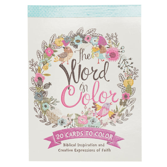 The Word in Color Colouring Postcards - The Christian Gift Company