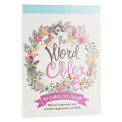 The Word in Color Colouring Postcards - The Christian Gift Company