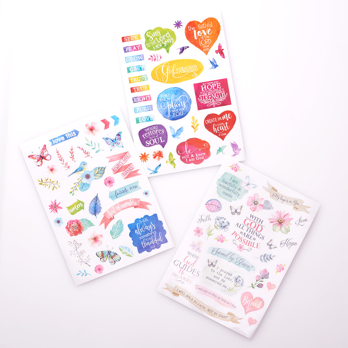 Colourful Stickers for Bible Journaling - The Christian Gift Company
