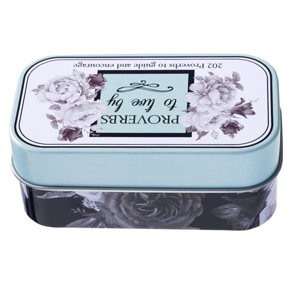 Proverbs to Live By Scripture Promise Cards in a Gift Tin - The Christian Gift Company