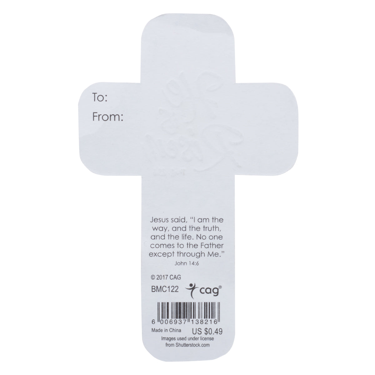 He is Risen Cross Bookmark - Matthew 28:6 - The Christian Gift Company