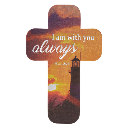 I Am with You Always Cross Bookmark - Matthew 28:20 - The Christian Gift Company