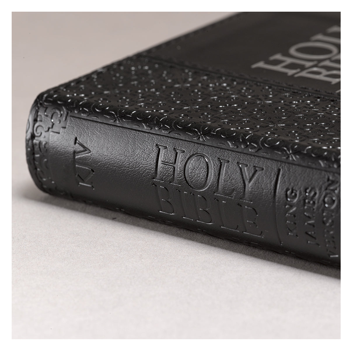 Black Faux Leather King James Version Pocket Bible - The Christian Gift Company