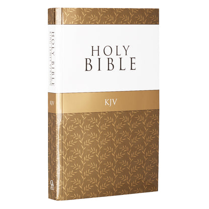 Gold Olive Branch Softcover King James Version Outreach Bible - The Christian Gift Company