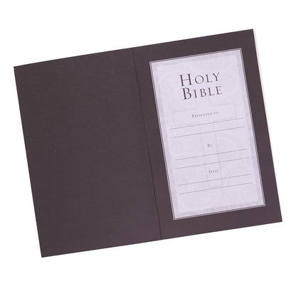 Black Softcover King James Version Gift and Award Bible - The Christian Gift Company