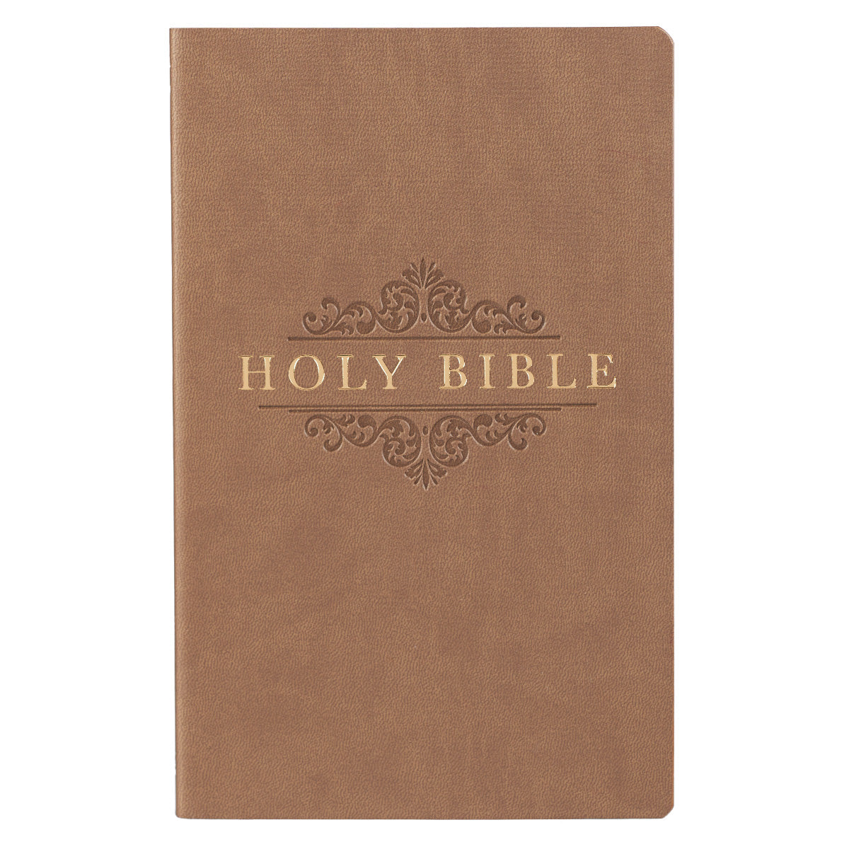 Tan Faux Leather Softcover King James Version Gift and Award Bible - The Christian Gift Company