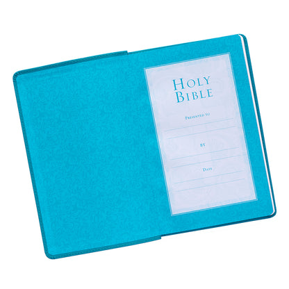 Teal Faux Leather King James Version Gift Edition Bible - The Christian Gift Company