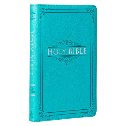 Teal Faux Leather King James Version Gift Edition Bible - The Christian Gift Company