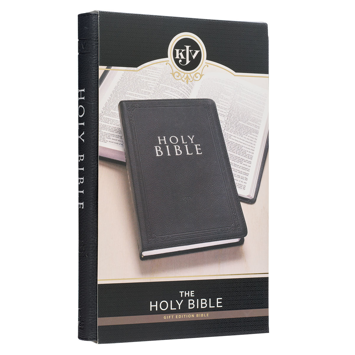 Black Faux Leather King James Version Gift Edition Bible - The Christian Gift Company