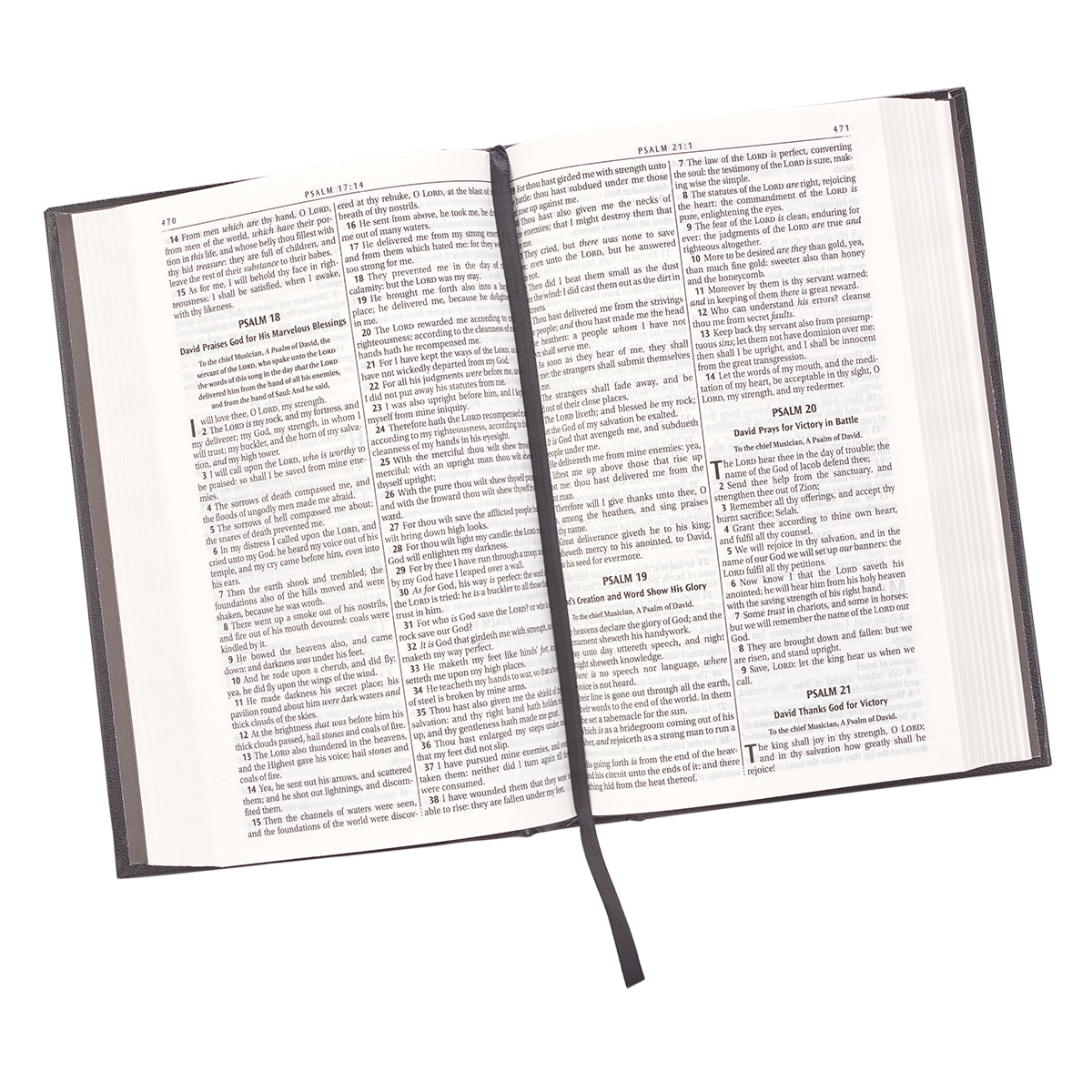 Black Hardcover King James Version Pew and Worship Bible - The Christian Gift Company