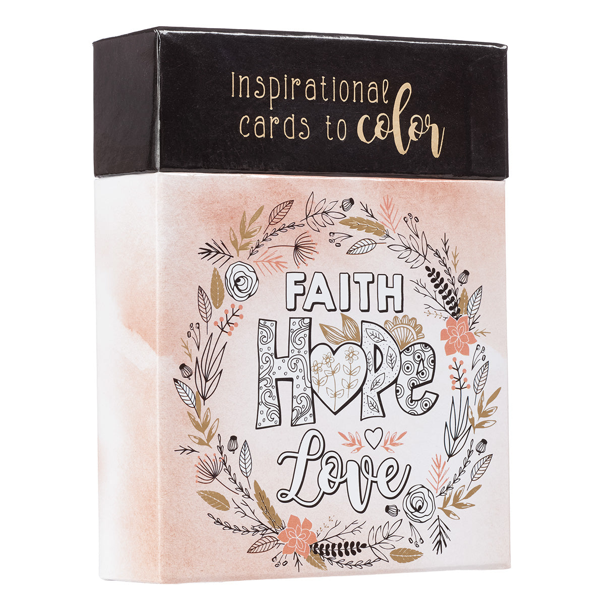 Faith Hope Love Colouring Cards - The Christian Gift Company