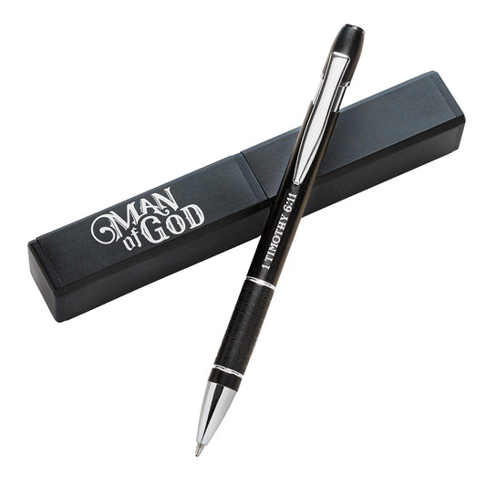 Man of God - 1 Timothy 6:11 Gift Pen - The Christian Gift Company