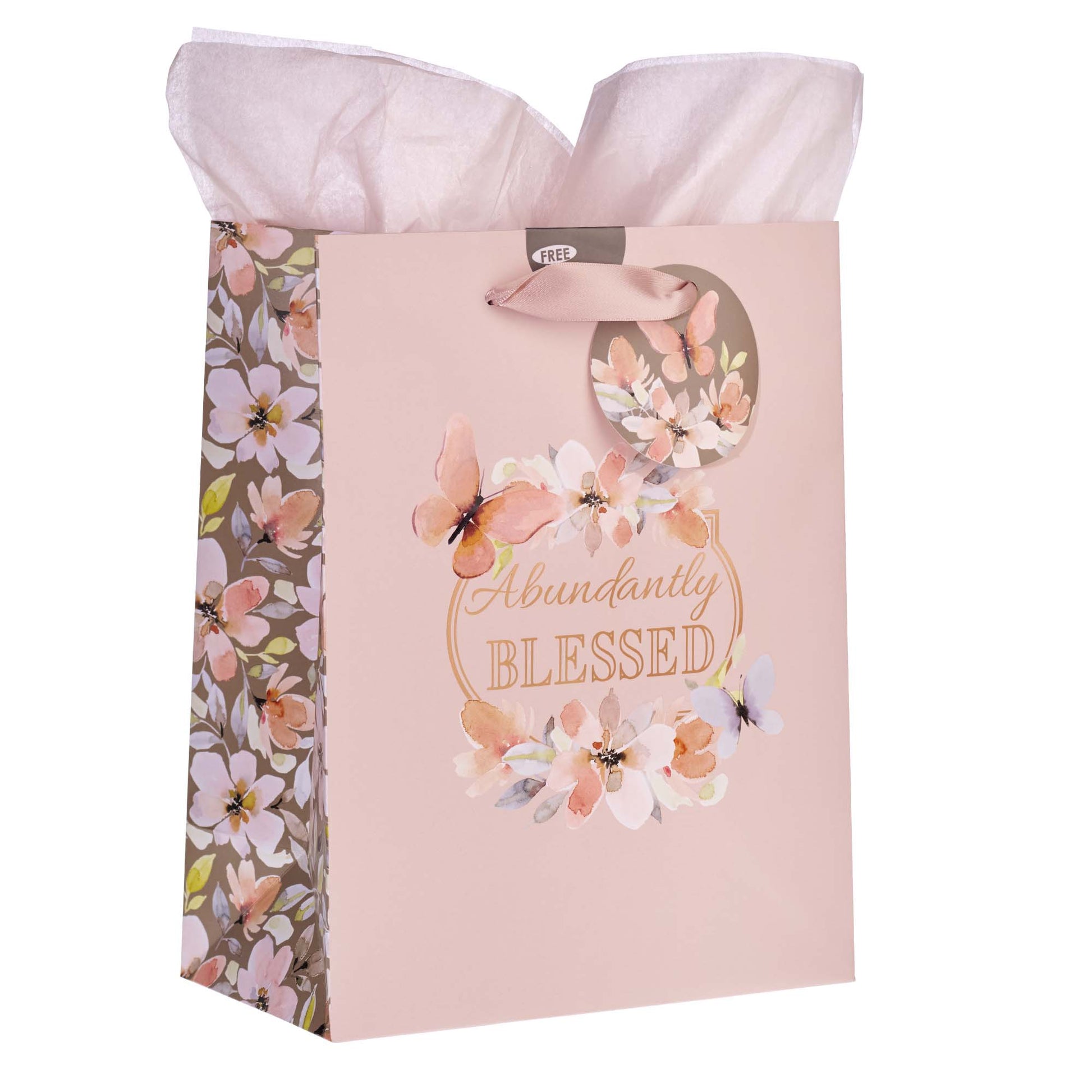 Abundantly Blessed Medium Gift Bag - Deuteronomy 7:13 - The Christian Gift Company