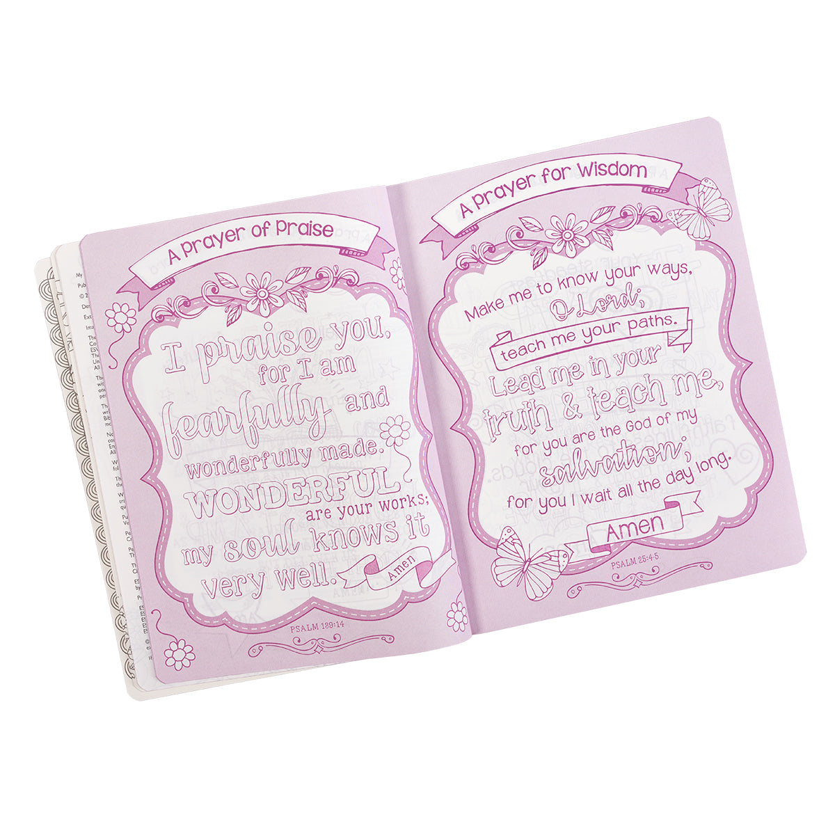 Pink Floral Heart Flexcover My Creative Bible for Girls - an ESV Journaling Bible - The Christian Gift Company
