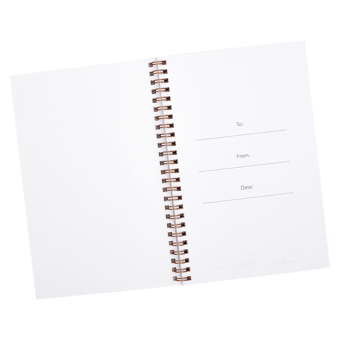 All Things Through Christ Wirebound Notebook - Philippians 4:13 - The Christian Gift Company