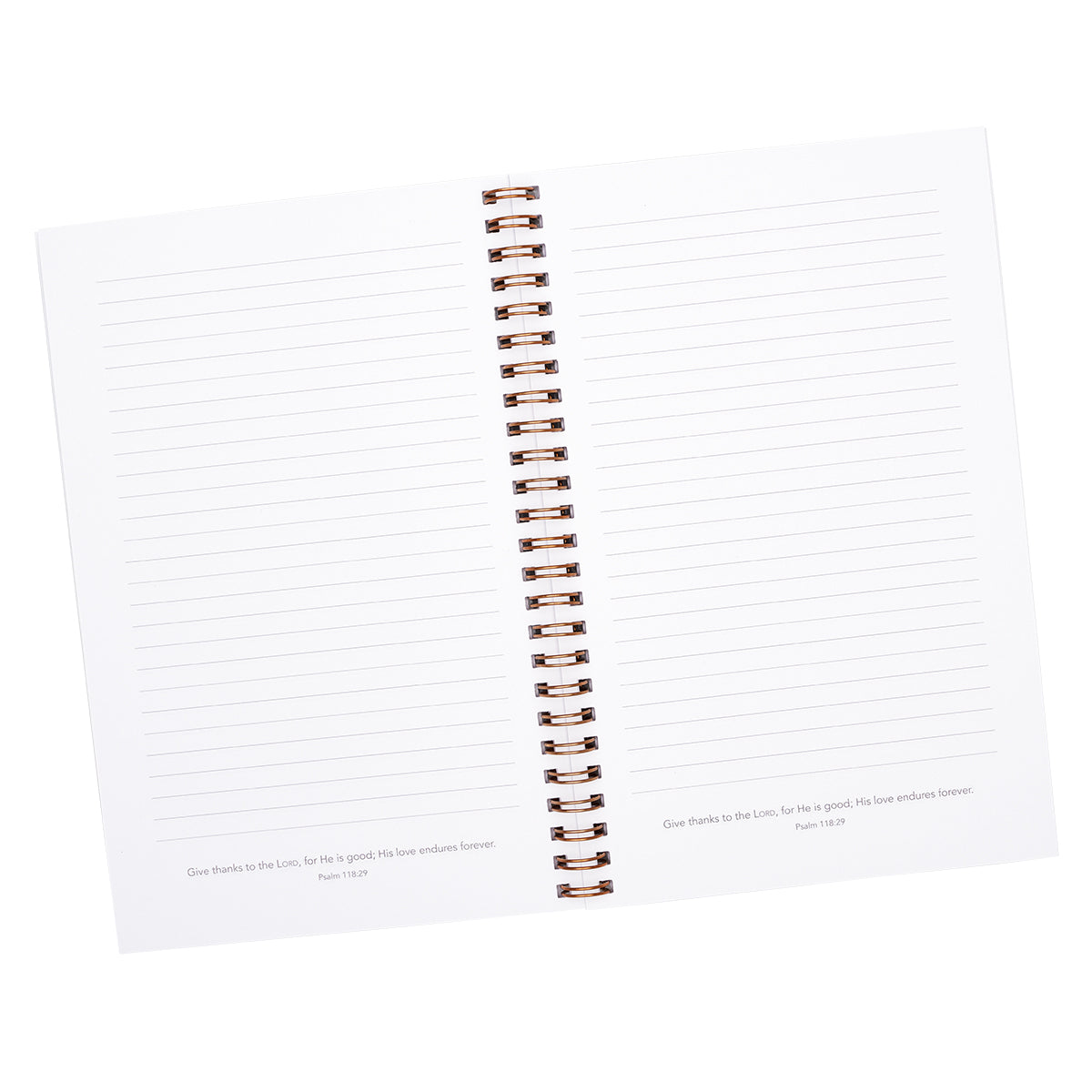 All Things Through Christ Wirebound Notebook - Philippians 4:13 - The Christian Gift Company