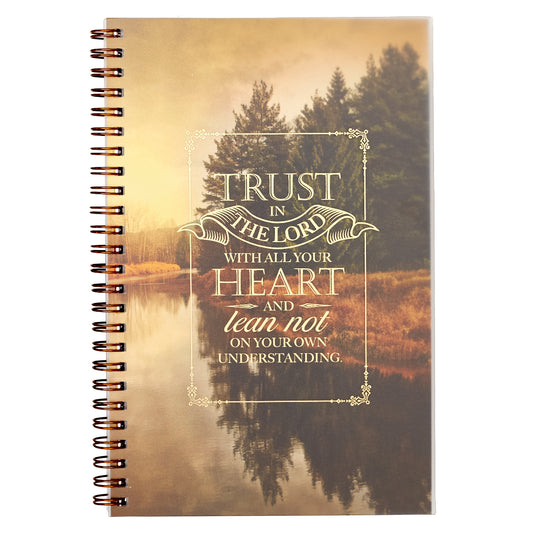 Trust in the Lord with All Your Heart Wirebound Notebook - Proverbs 3:5 - The Christian Gift Company