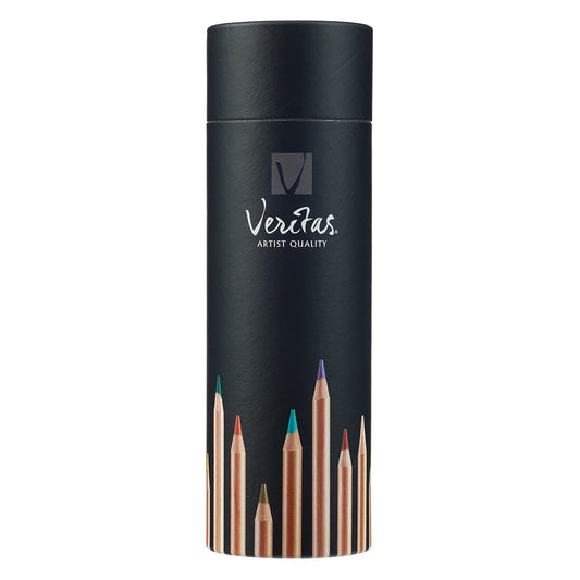 Veritas Colouring Pencils in Cylinder - Set of 48 - The Christian Gift Company
