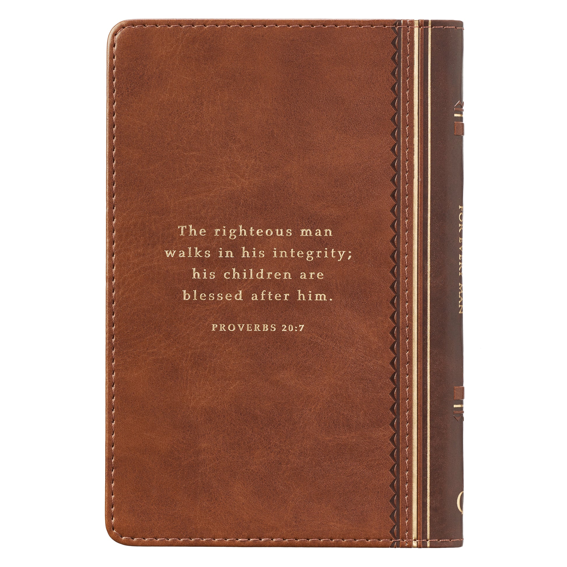 Promises from God for Every Man Two-tone Brown Faux Leather Promise Book - The Christian Gift Company