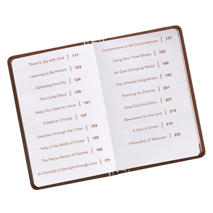 Promises from God for Every Man Two-tone Brown Faux Leather Promise Book - The Christian Gift Company