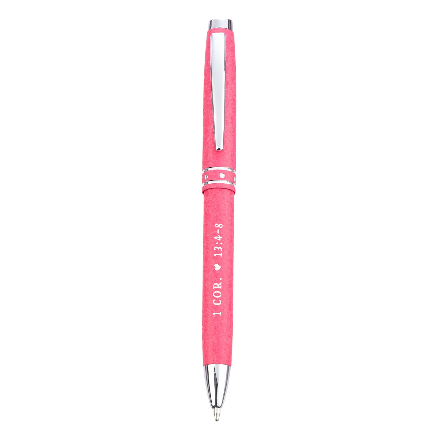 Love Is Patient, Love Is Kind Pink Gift Pen – 1 Corinthians 13:4–8 - The Christian Gift Company